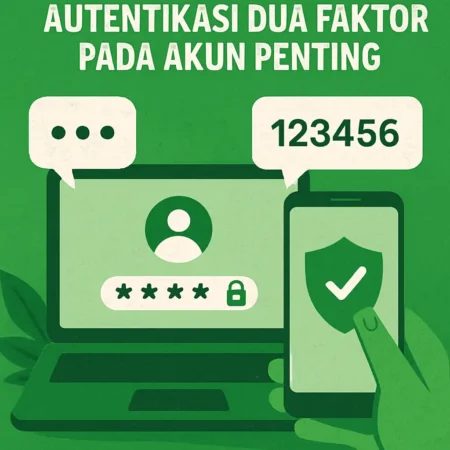 Cara Mengaktifkan Autentikasi Dua Faktor pada Akun Penting